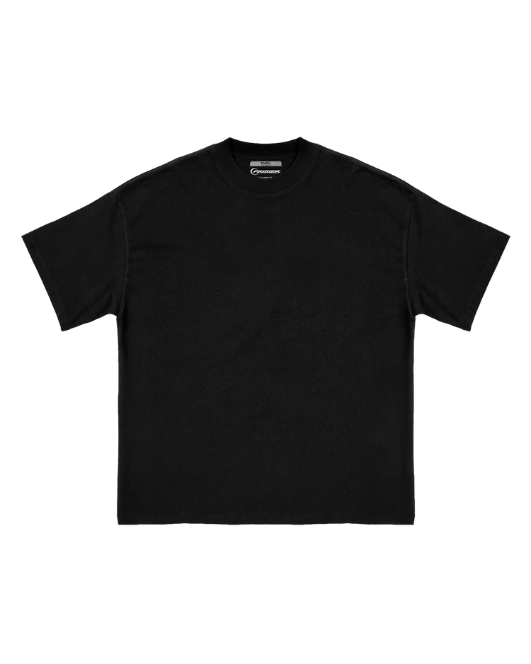 CottonBlend® Black Tee
