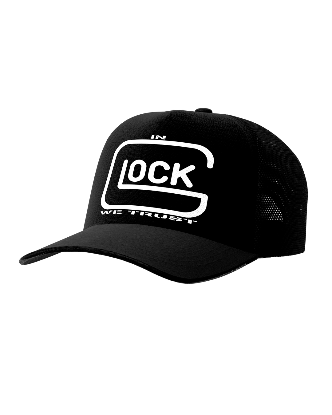 GLOCK STENCIL TRUCKER HAT