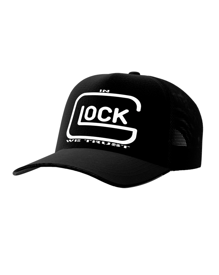 GLOCK STENCIL TRUCKER HAT