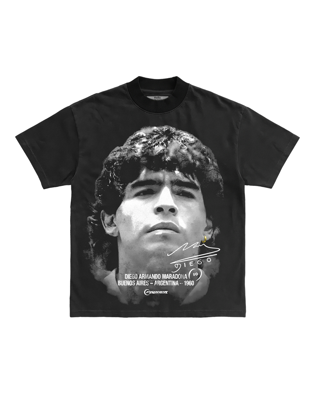 Maradona 10 - Black Tee