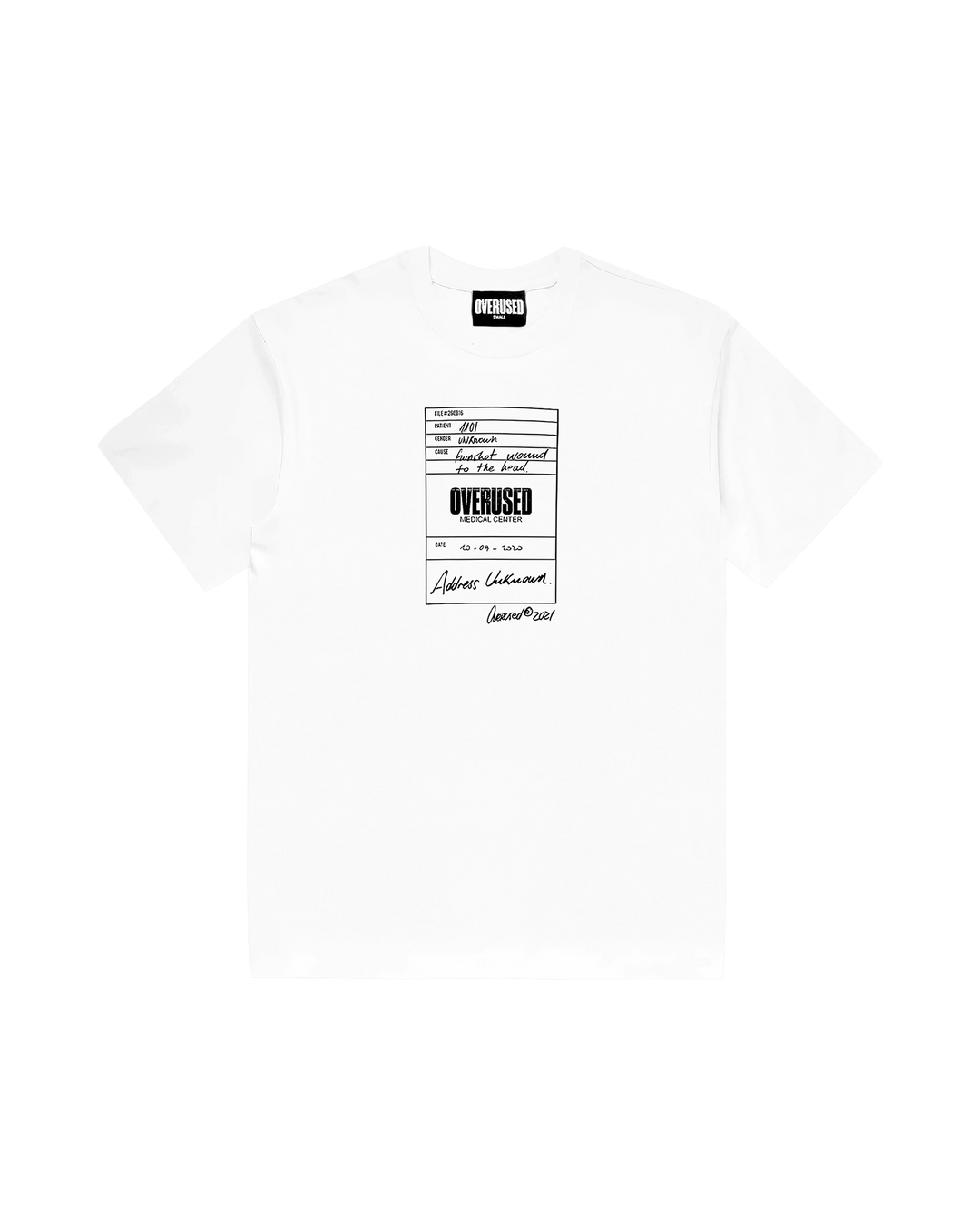 1101 WHITE T-SHIRT (FIT NORMAL)